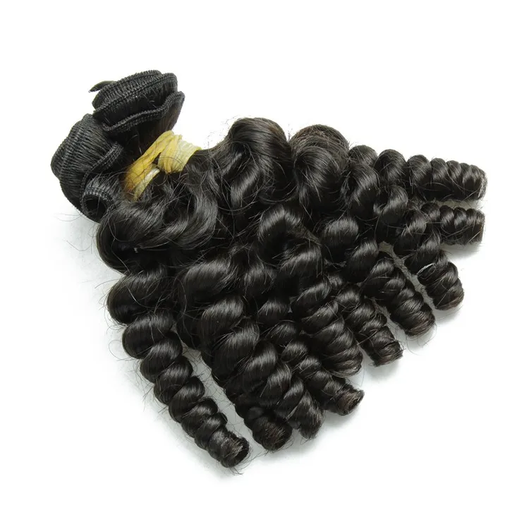 Not synthetic hair comfortable and soft touch factory direct sale Malaysian high premium baby curl virgin hair