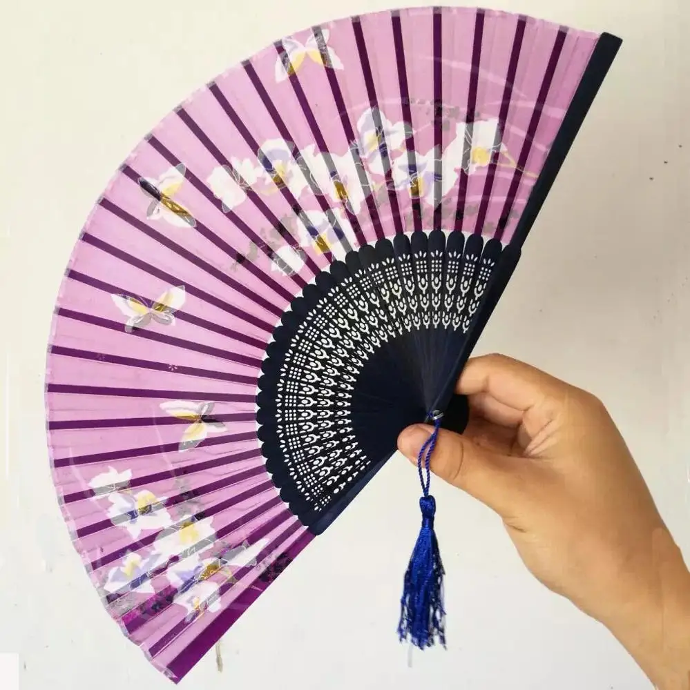 Японский веер FD под заказ, бамбуковый Свадебный Ручной Веер, оптовая продажа