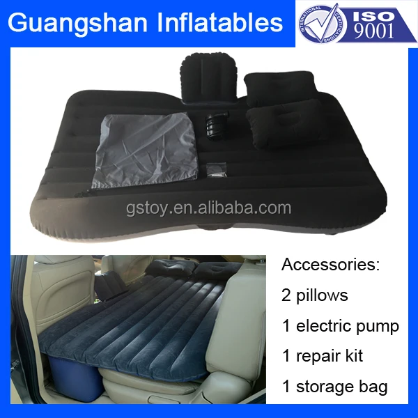Car Seat  Self-drive Outdoor Travel Air Mattress Rest Pillow Inflatable Bed