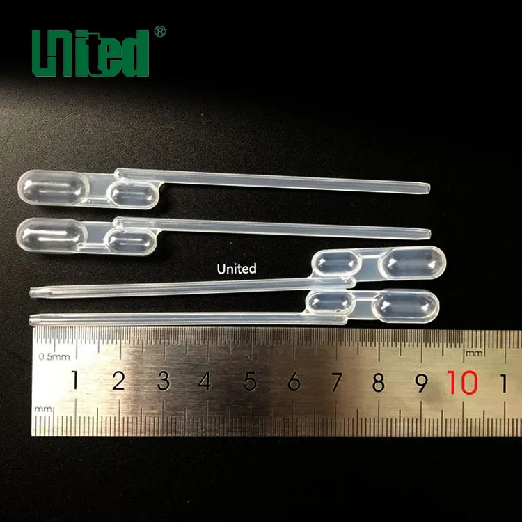 
200ul Double Bulb plastic pipette Transfer pipette for lab 