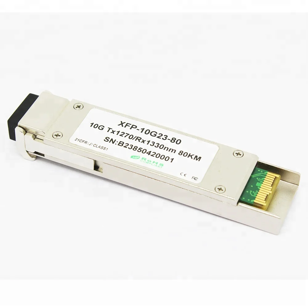 Китайский поставщик 80 км 10 г XFP Bidi Tx/Rx 1490 нм двойной волоконный