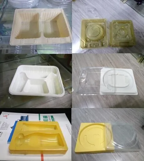 Высокая скорость PP PS Pet пластиковые забрать производства продуктовых коробок автоматическая блистерная прозрачный Термоформовочная Машина