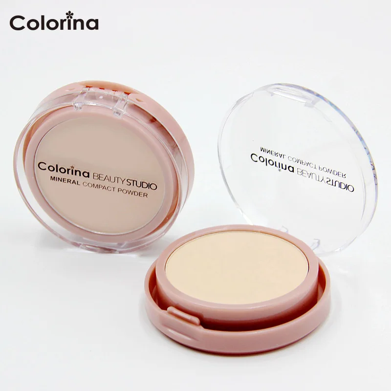 Private Label Makeup Cosmetics Vegan Halal Mineral Oil Control Face Whitening Best Branded  Pressed Compact Powder