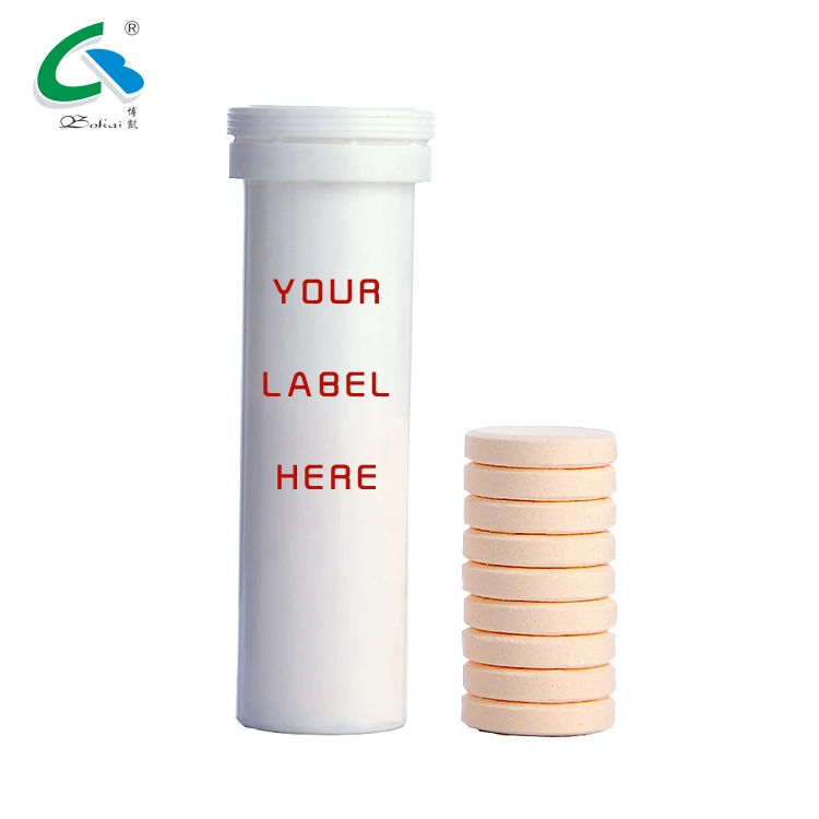 Высококачественная Органическая аскорбиновая кислота, витамин c, 1000 мг, шипучая таблетка