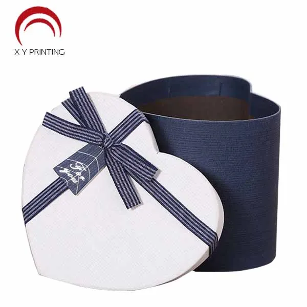 
Luxury Heart Shaped Packaging Custom Beautiful Wedding Gift Paper Boxes With Custom Printed Logo 