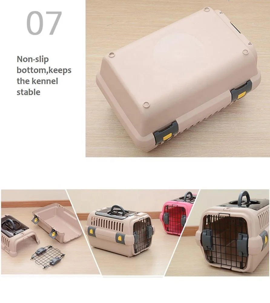 Portable Airline Approved Pet Kennel Cats Travel Cage Car Travel Vet Visit Dogs Carrier Crate Outdoor Kennel