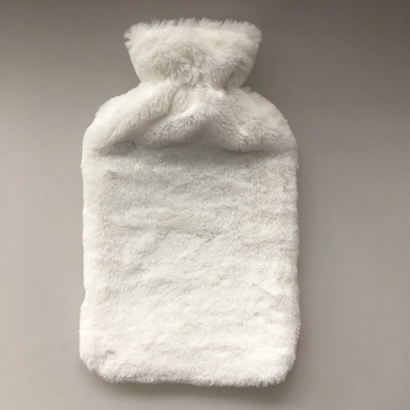 
super soft deluxe pure colours plush cover for good quality hot water bottle 