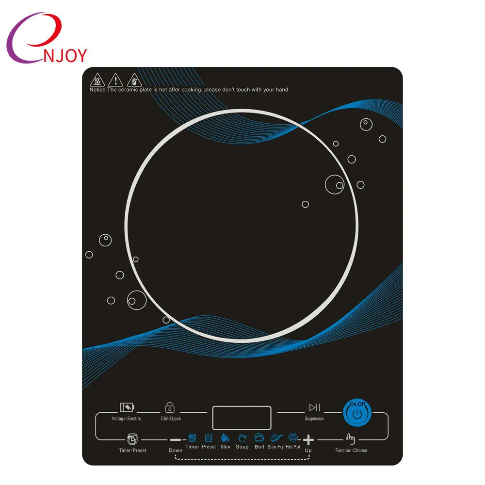 
super thin design in sliding touch induction cooker 2017 