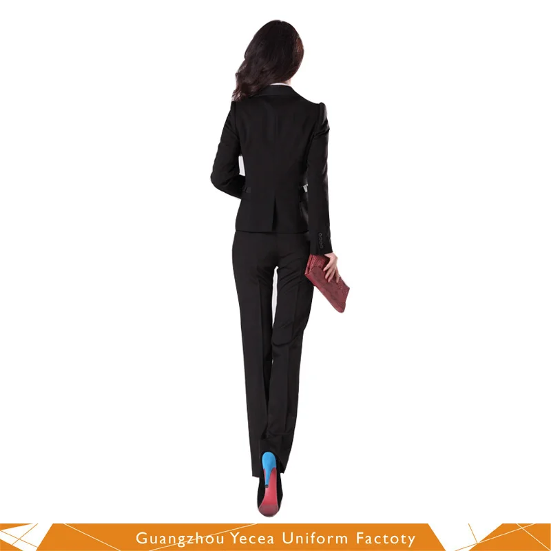 Hot graceful ladies suit designs for office uniform