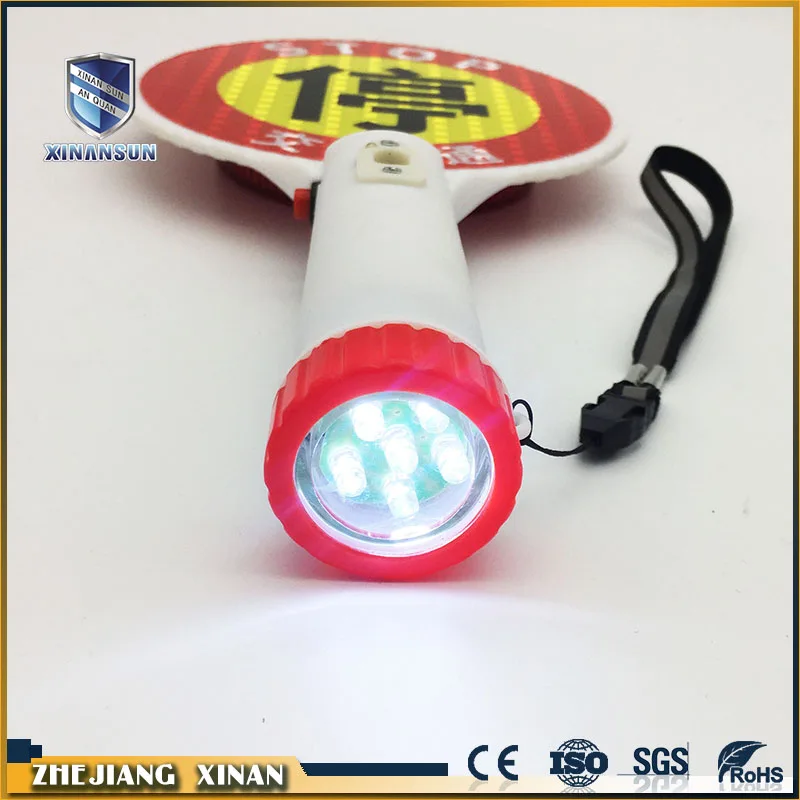 traffic application rechargeable led traffic stop sign board