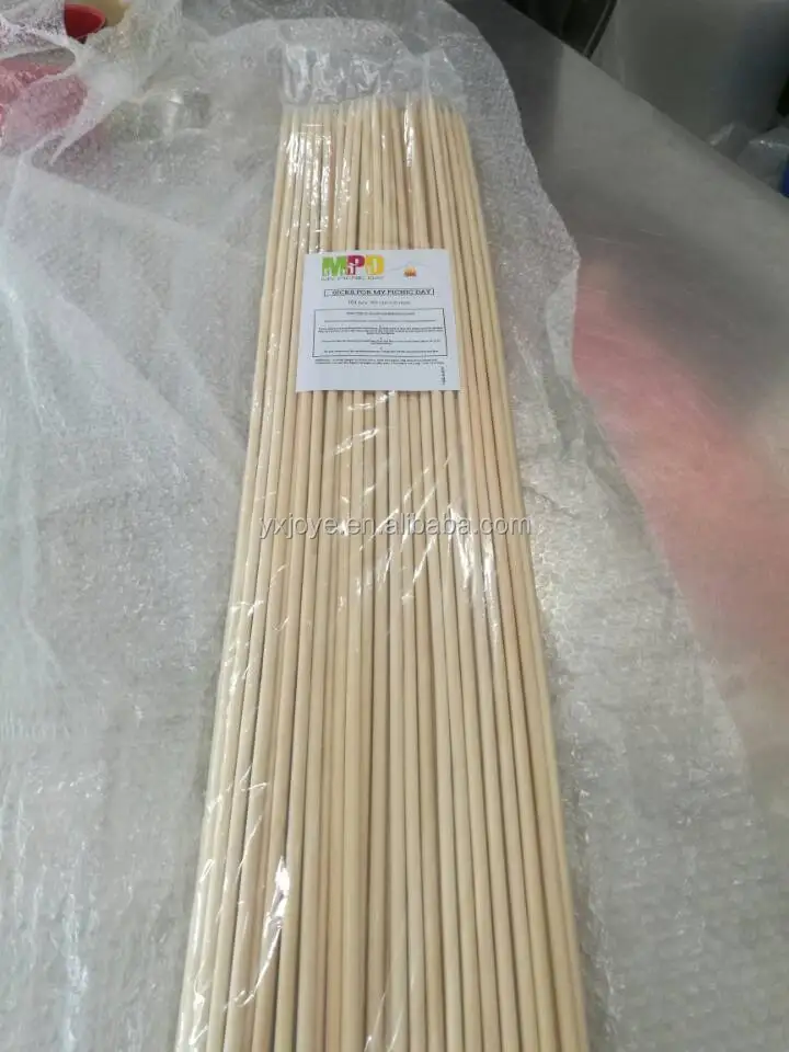 36 inch *6 mm round bamboo marshmallow sticks