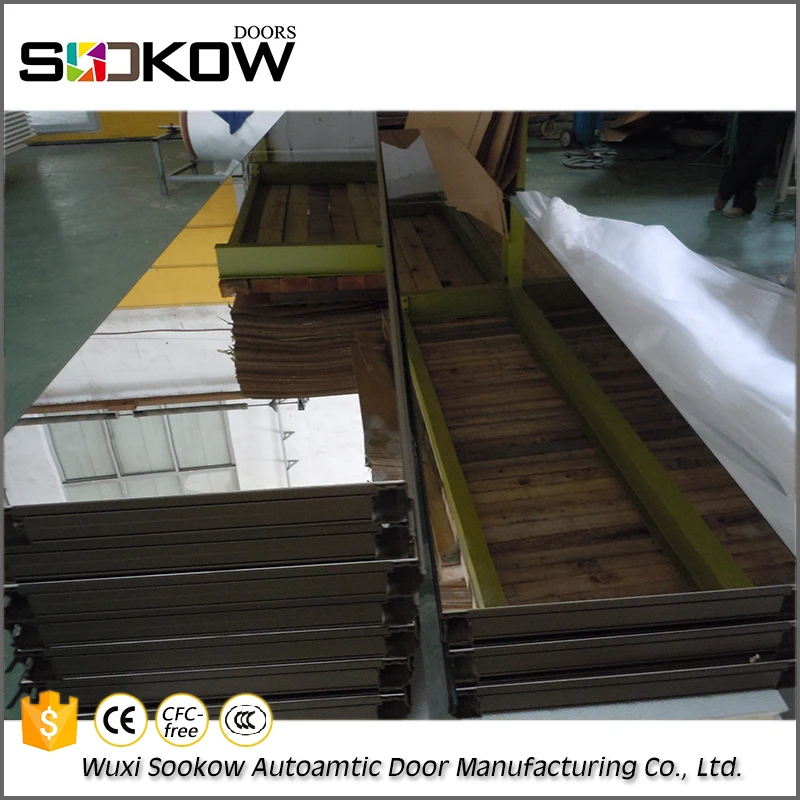 glass panel garage doors/mirror glass aluminum garage door/sectional aluminum mirror glass panel garage door