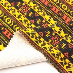 Cheap Price Soft Handle Polyester Spandex DTY Rice Jacquard Bowknot Print Knitted Fabric Child