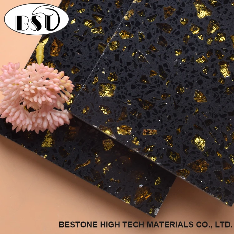 
Artificial Black Stone Flooring 