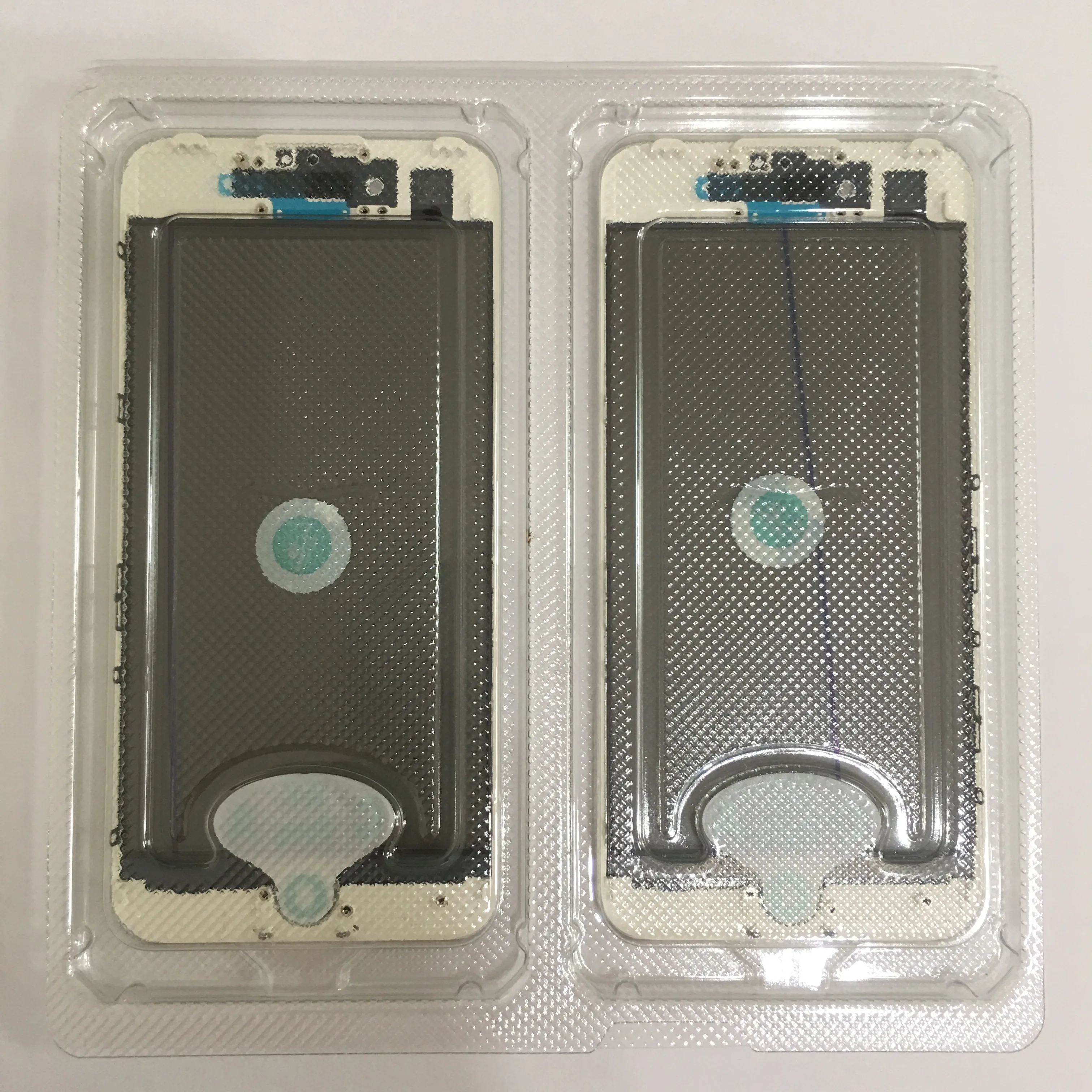 Repair Glass For iPhone 7 4 in 1 Glass with Frame OCA Polarizer Assembly, 4 in 1 Glass with Frame OCA Polarizer For iPhone 7