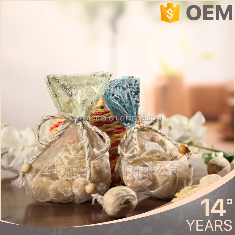 
Home Designs Long-Lasting Fresh Air Product Mango Wood Clothes Scent Sachet Bag, Lavender Perfume Sachet 