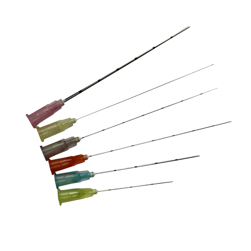 18-30G 3D COG blunt tip injection micro cannula needle for fillers