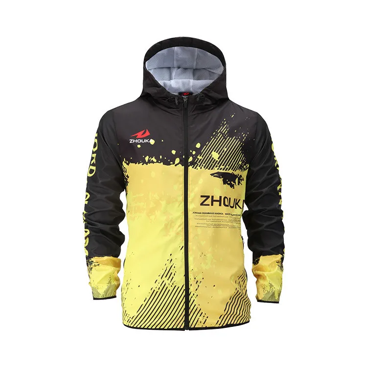 Unique Design High End  Breathable Printing Clothes  Mens Winter Windbreaker Jacket