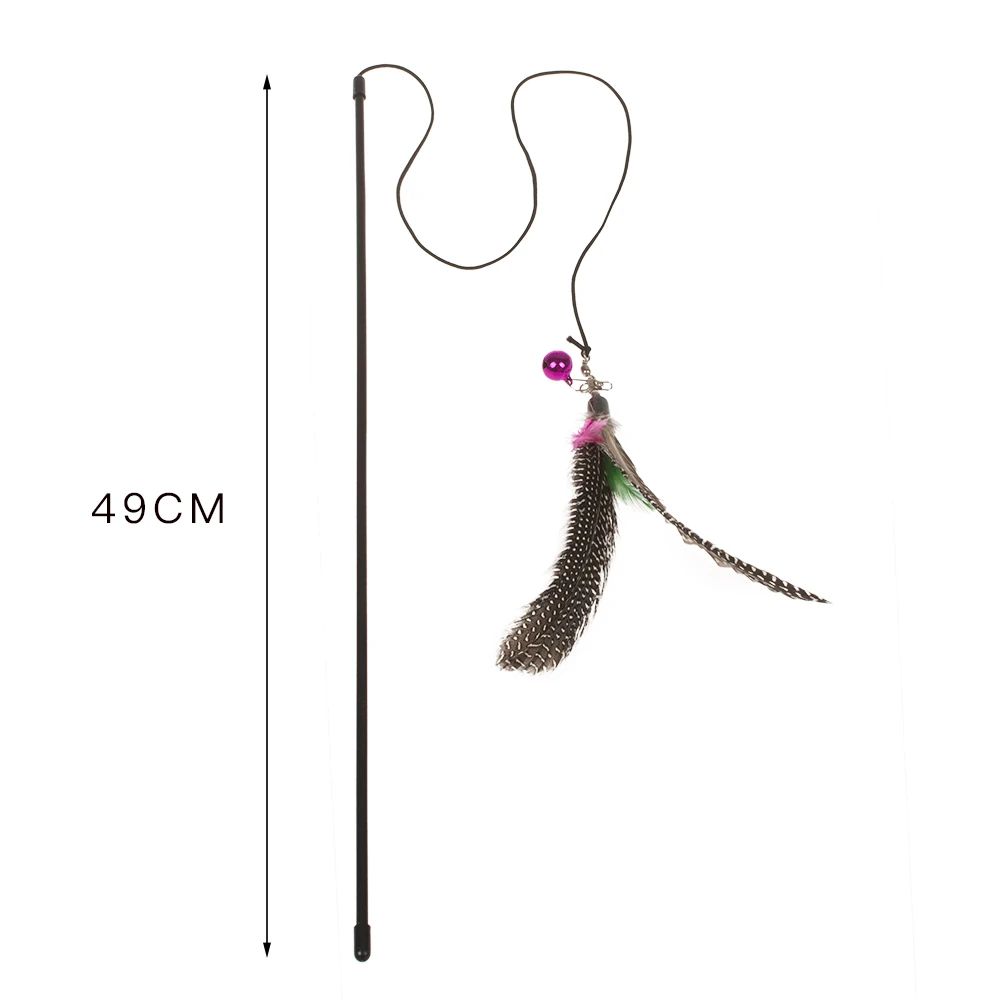 Wholesale Manufacturers Custom Bulk Wand Teaser Interactive Stick Pet Cat Toy