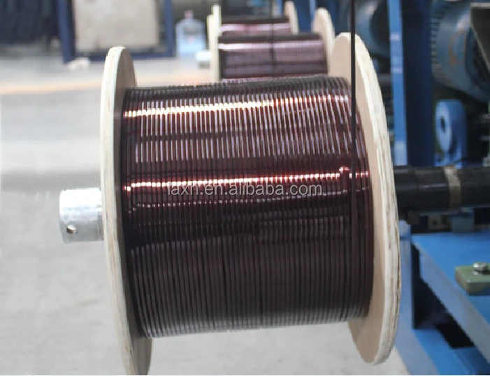 Размер 2,8*0,9 мм, эмалированная медная плоская проволока