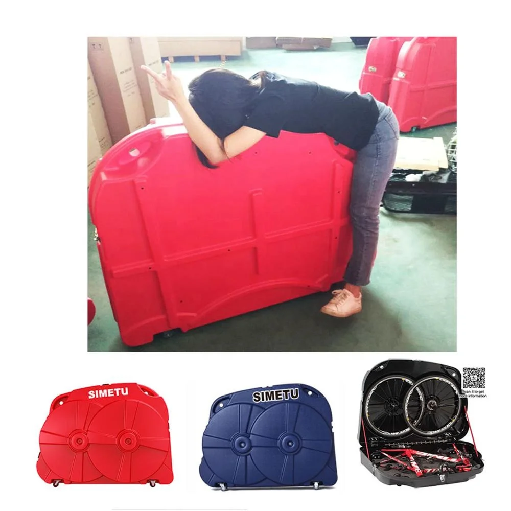 Фабричный велосипедный дорожный футляр, футляр для переноски дорожного велосипеда, Твердый футляр для горного велосипеда, черный, зеленый и синий, красный цвета