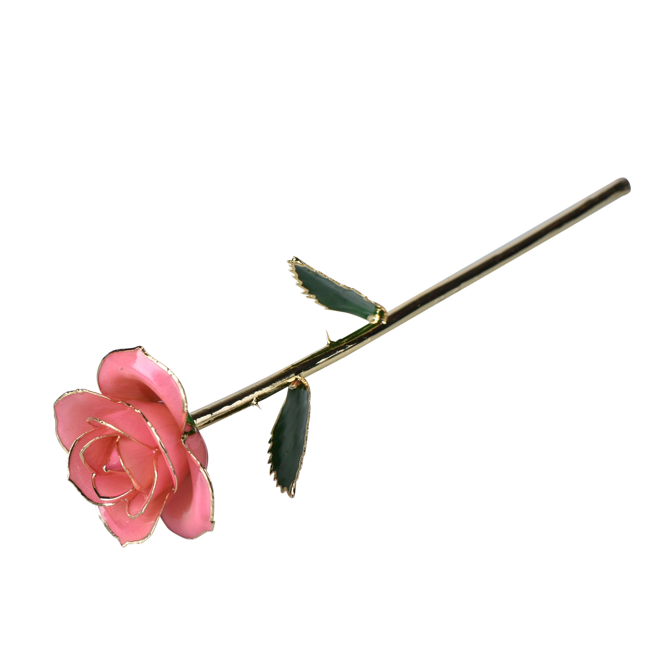  Высокое качество 24K Золотая фольга из настоящего розового цветка свежая консервированная роза цветок золотой фольги слоем с подарочной коробкой для подарок на день Святого