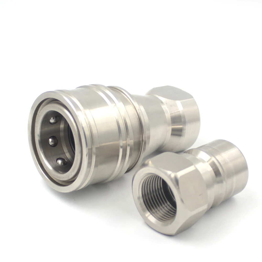 KZF-06 3/4 inch BSP NPT  Parker 60 interchange stainless steel quick connect couplings