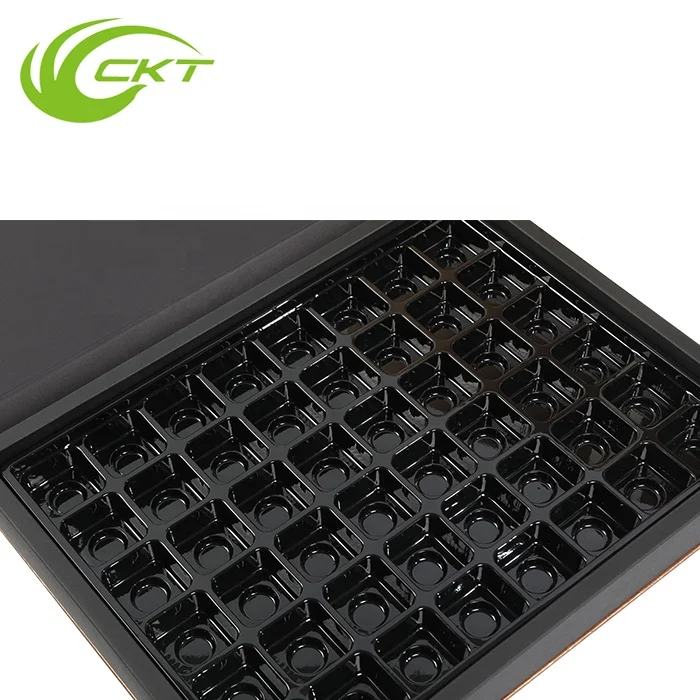 luxury paper grids food grade mushroom chocolate edible box packaging