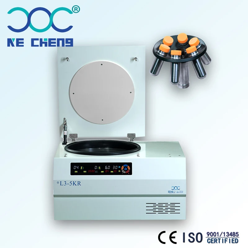 CHENG Hospital and Lab Low Speed Refrigerated Centrifuge Economical Type L3-5KR for Blood Bank