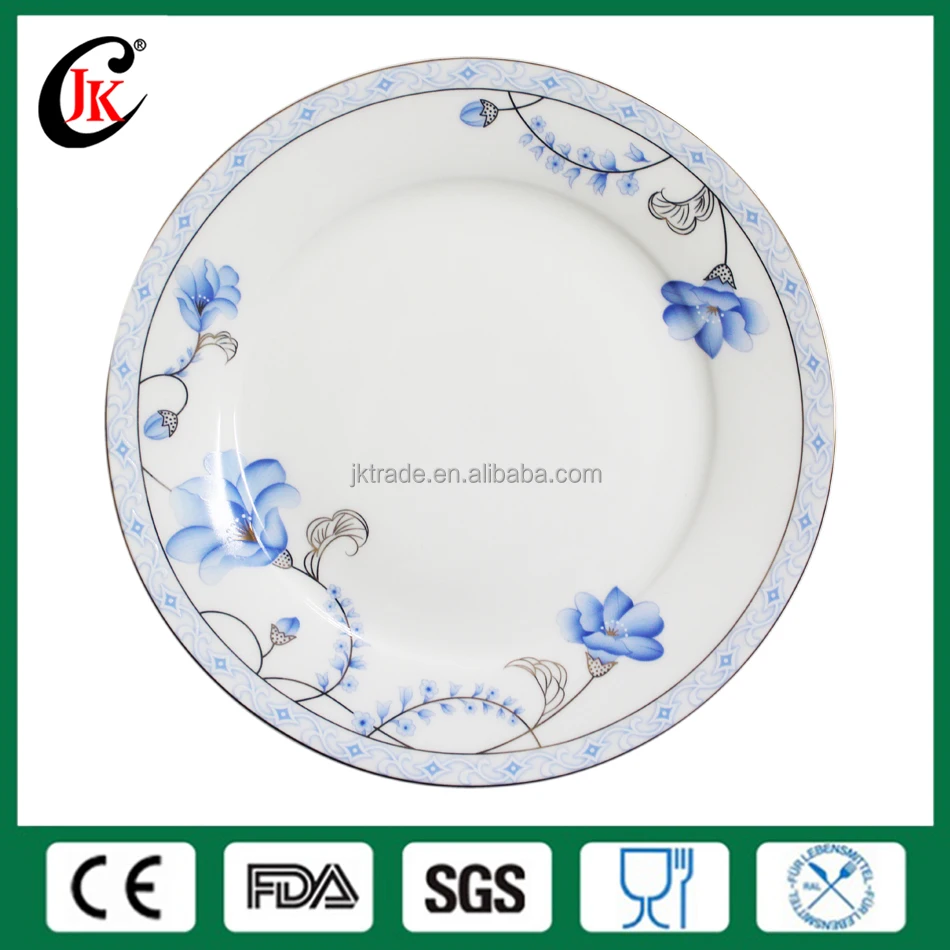 Hot selling daily used round ceramic plate