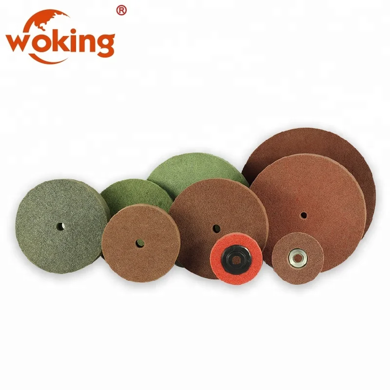 Abrasives Non-Woven Wheel for smooth finished surfaces