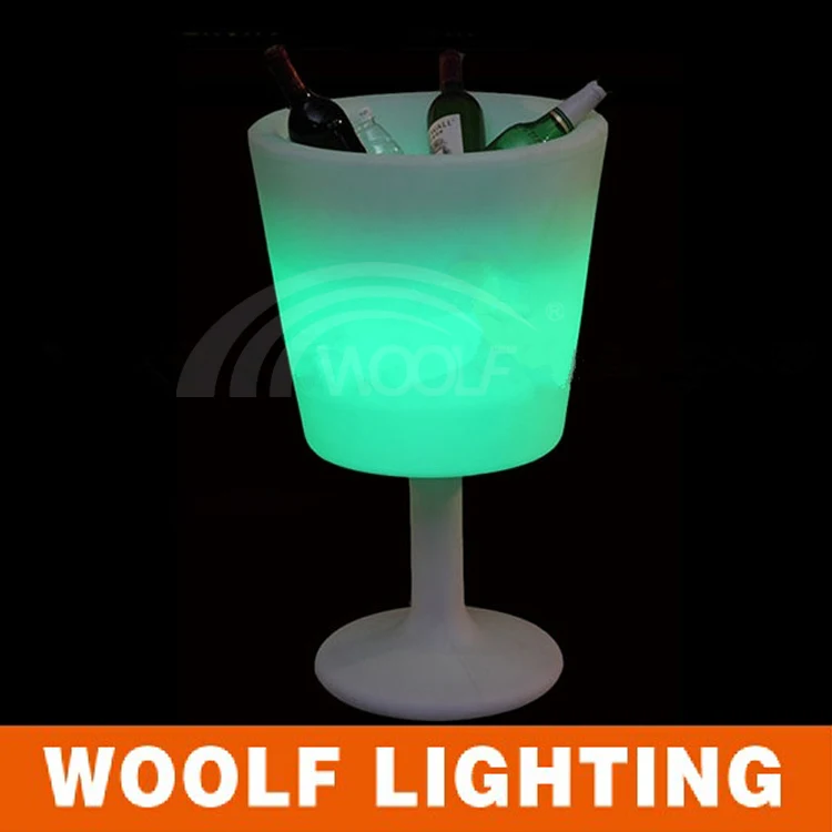 Ведро для льда шампанского со светодиодной подсветкой