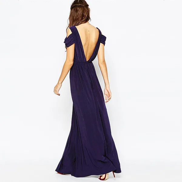 2022 female off shoulder sexy Elegant party prom luxury night modest dress designs Long maxi Evening Dress for women