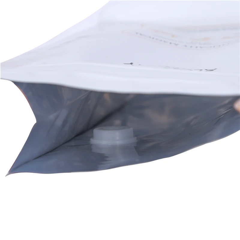 hermetic storage regular zipper plastic pouch bag adhesive tin tie for coffee plastic bag package custom printing plastic bag ma