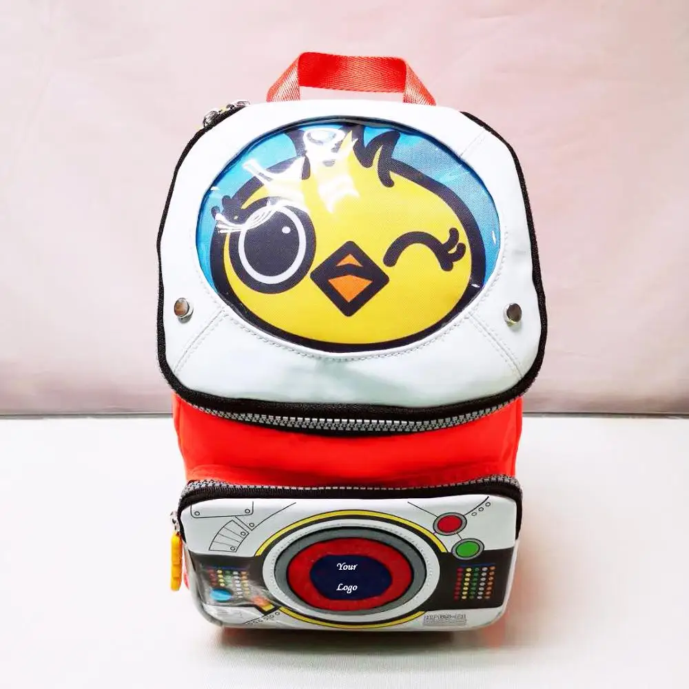 Nylon teens waterproof cute 3d zoo animal kindergarten kids children backpack school bag
