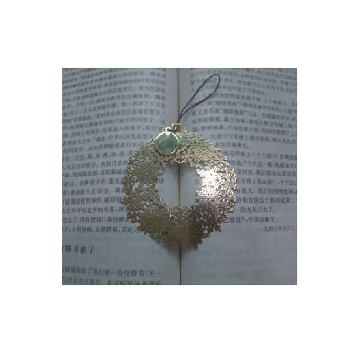 Новый дизайн, цветочный металлический книжный знак