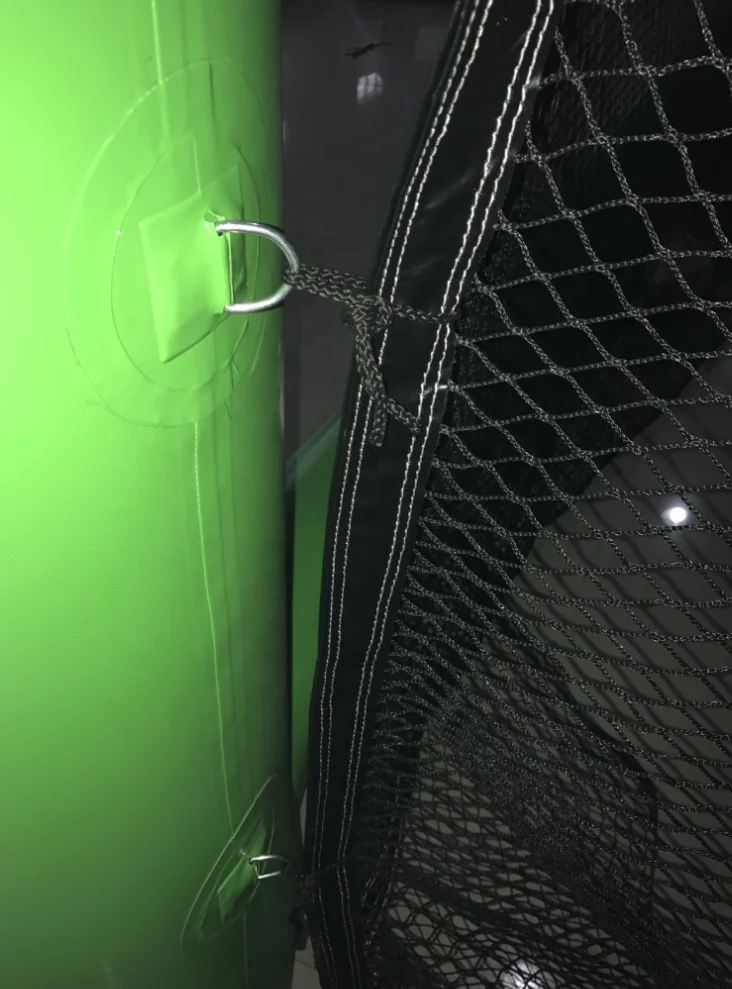 Black color customized new arrival inflatable batting cage sport cage for baseball game