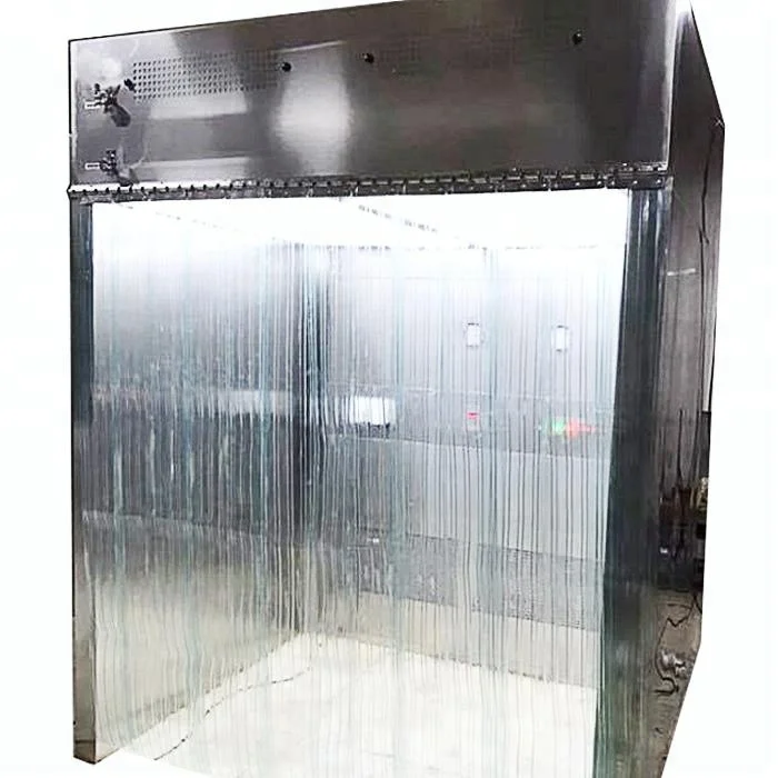 Negative pressure weighing room laminar flow hood