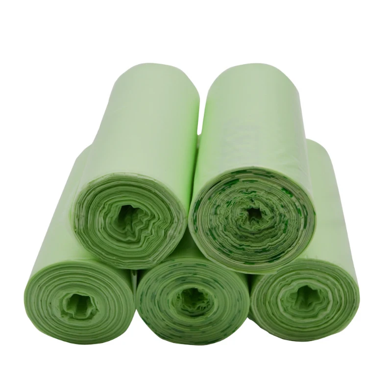 
wholesale cheap biodegradable compostable plastic trash bag on roll 