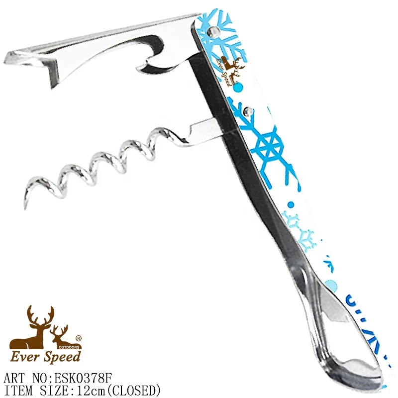 Multi functional Promotional Stainless steel wine bottle opener set