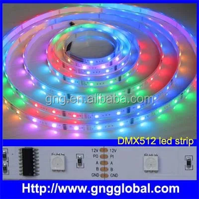 digital programmable rgb led strip waterproof ws2801 ws2811 ws2812b led light swimming pool rope light