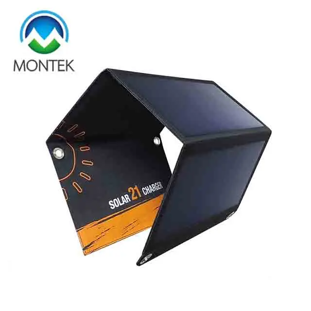 
High Efficiency 21W Sunpower Folding Solar Panel for mobile phone 
