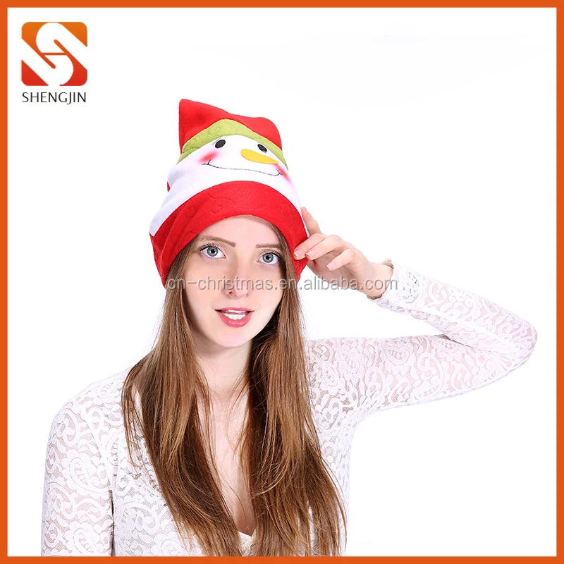 Забавный обычай украшения снеговик Рождеством hat моды шляпу Санта