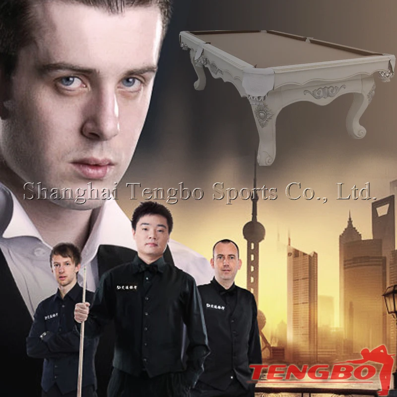 High quality 12ft snooker table billiard tables with steel cushion