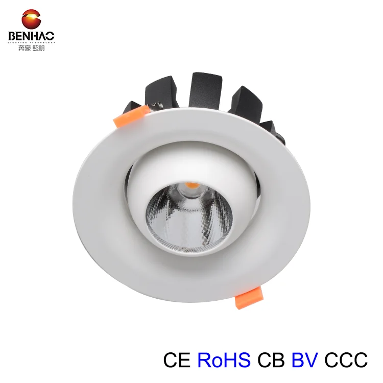 
30W Cob Led Grille Spot Light Dimmable Recessed Led Ceiling Grille Light Fixture 