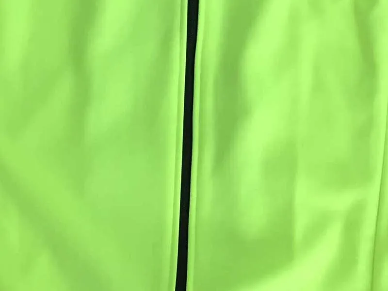 Wholesale  Bike  Jacket   Customized Fluorescence Green Color Bicycle Jacket Outdoor  Cycling Jacket