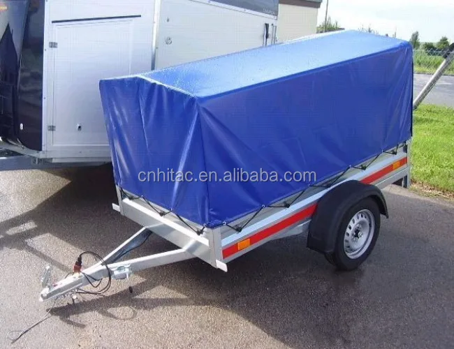 Durable Water Resistant PVC Cage Trailer Cover Tarpaulin