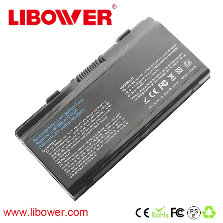 Black Li-ion Battery Pack For Asus Laptop Battery A32-H24 L062066 YS-1 Model 1079 1321 1454 1461 1464 1471