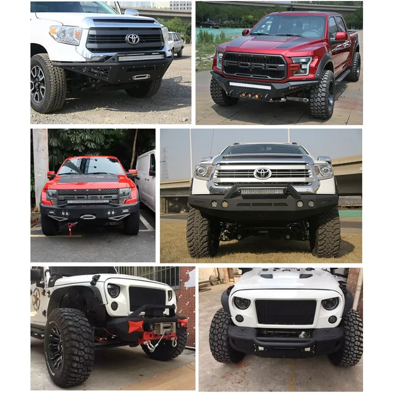 KSC AUTO hot selling heavy duty truck bumpers off road bumpers for Toyota Hilux Vigo 2012-2015