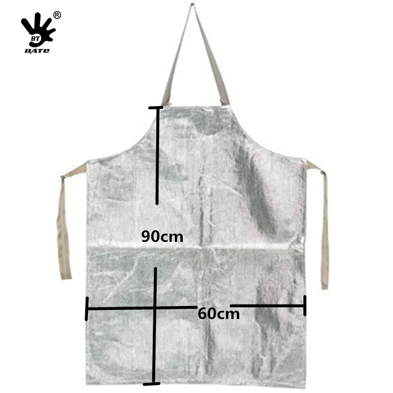 High temperature aluminum foil tig welding aprons